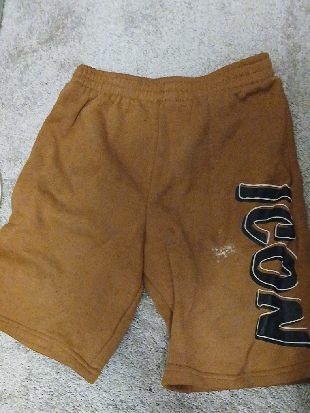 SHEIN Brown Graphic Logo Sweatshorts